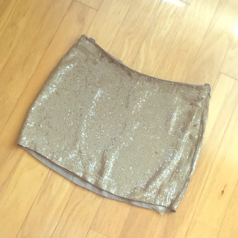 Haute Hippie Sequin Mini Skirt